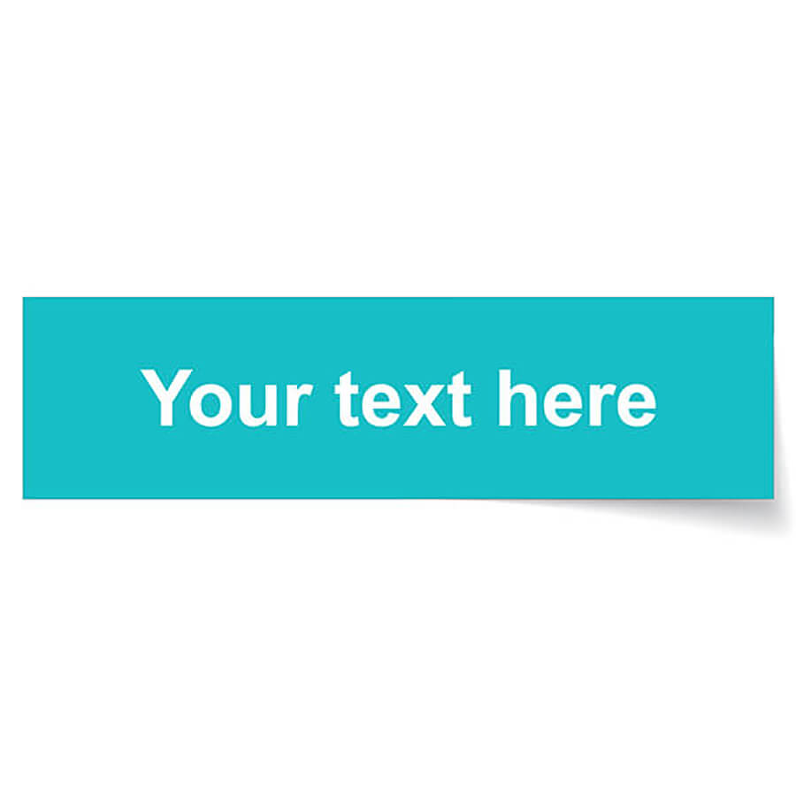 Name Labels - Plain Medium