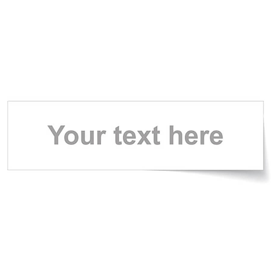 Name Labels - Plain Medium