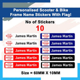 Custom Bike Name Sticker With Image
