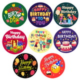 Sparkly Happy Birthday Stickers