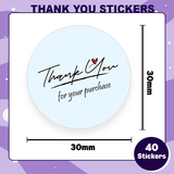 Thank You For Purchase Stickers