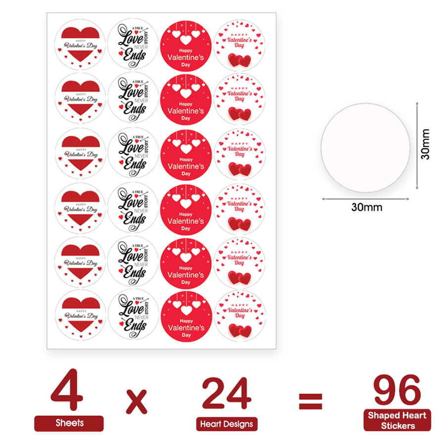 Happy Valentine's Day Stickers