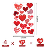 Little heart stickers
