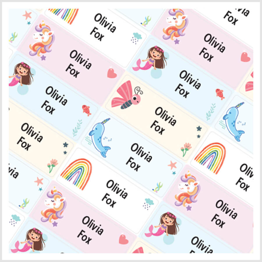 Name Labels - Standard - Cute Designs