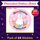 Personalised Christmas Gift Tags Name Lables