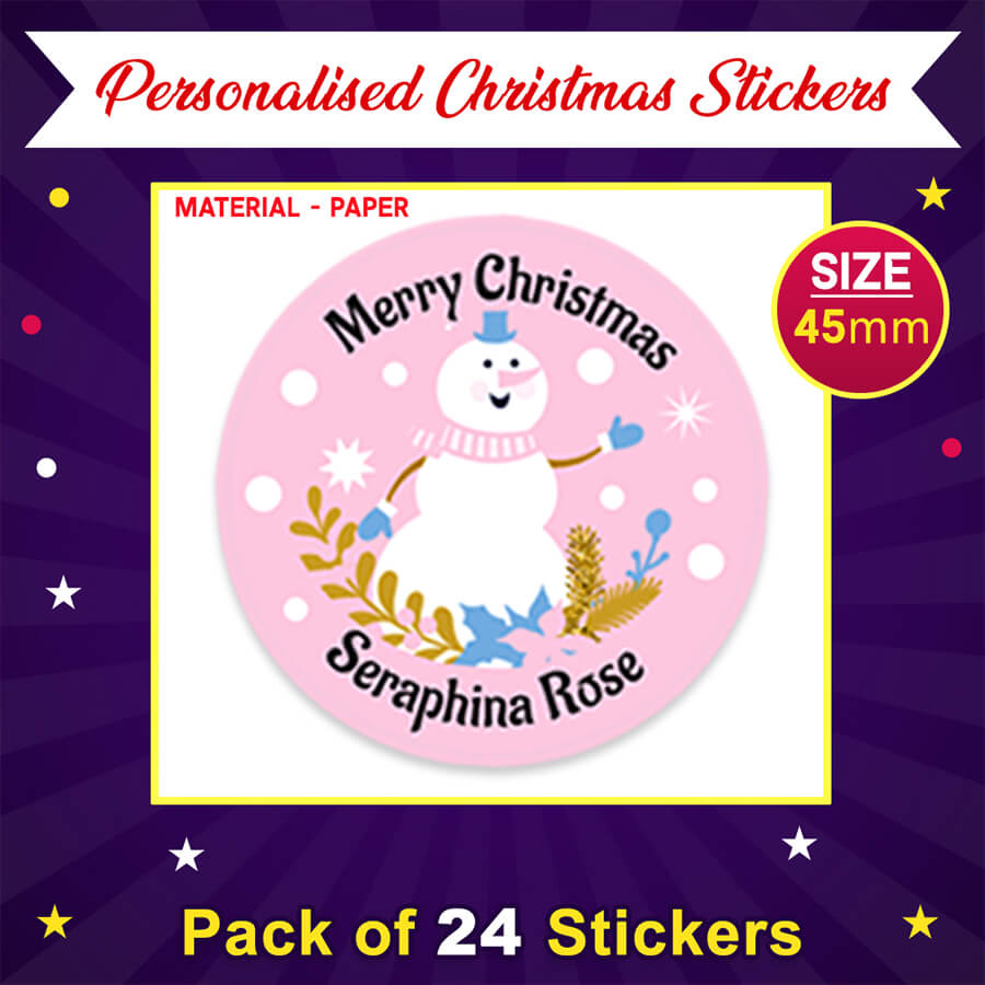 Personalised Christmas Gift Tags Name Lables