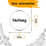 Spice Organizer Labels