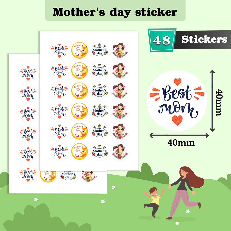 My best Mom Mother's Day Sticker