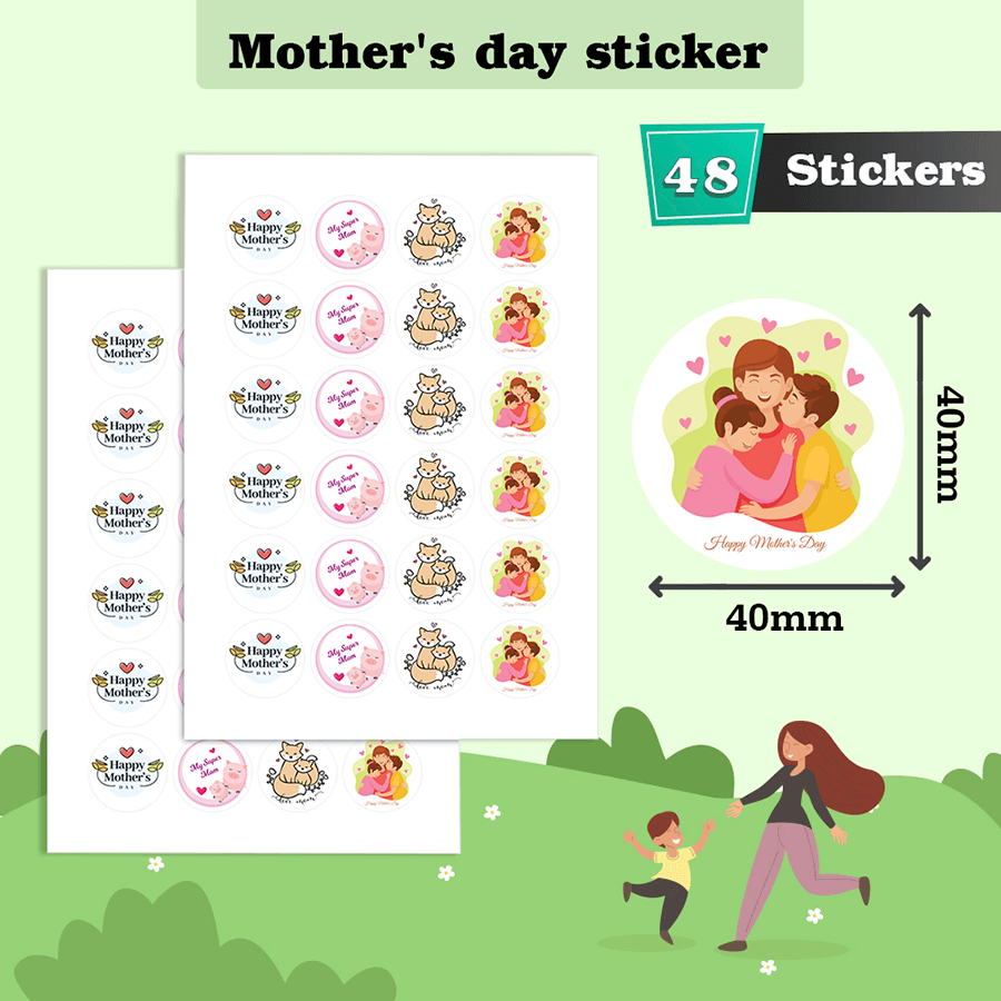 Happy Mother's Day stickers