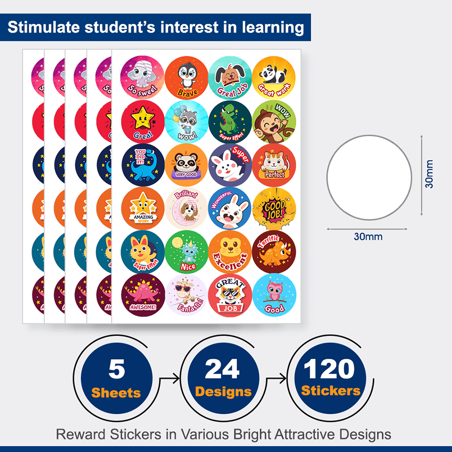 Cutest Animal theme Reward Stickers