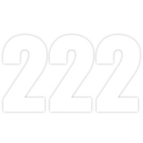 Plain White Wheelie Bin Number stickers