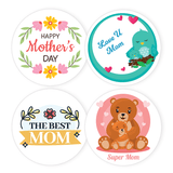 Birdie and Bear Mother's Day Sticker