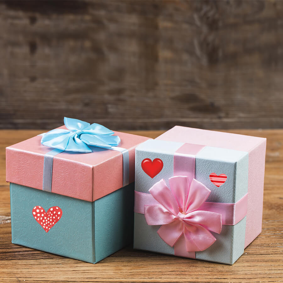 Little heart stickers