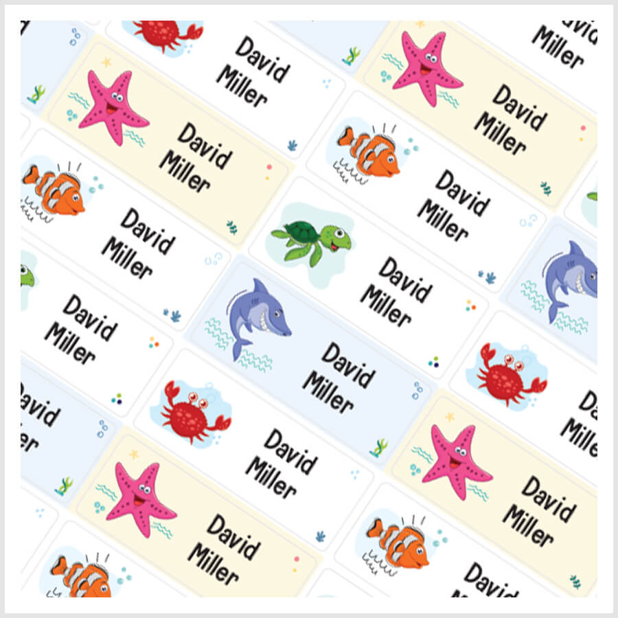 Name Labels - Standard - Cute Designs