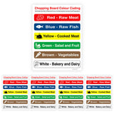 Chopping Board Colour Code Sign Sticker