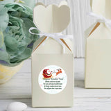 Festive reindeer food stickers for gifts
