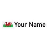 Wales Bike Name Sticker