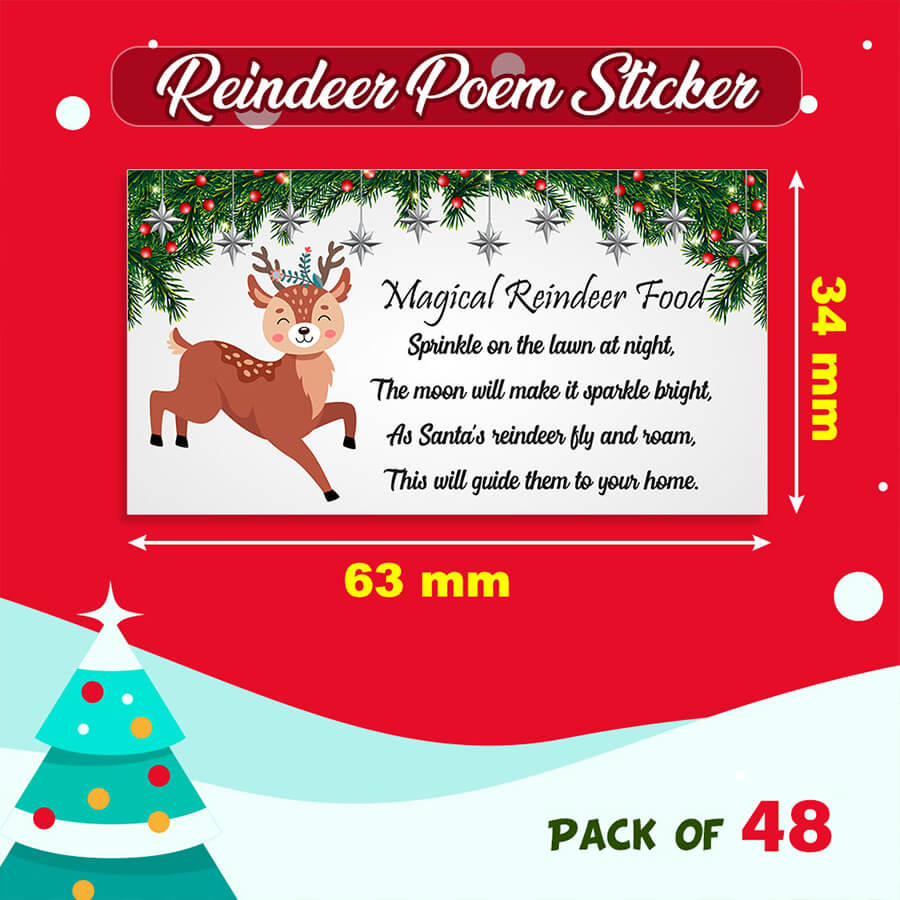 reindeer dust stickers