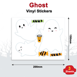 Ghost theme Halloween Window Stickers