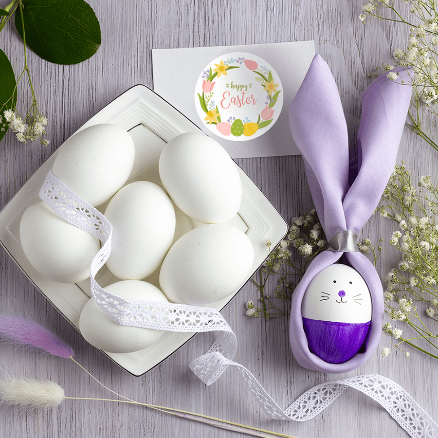 Cute bunny Easter Sticker