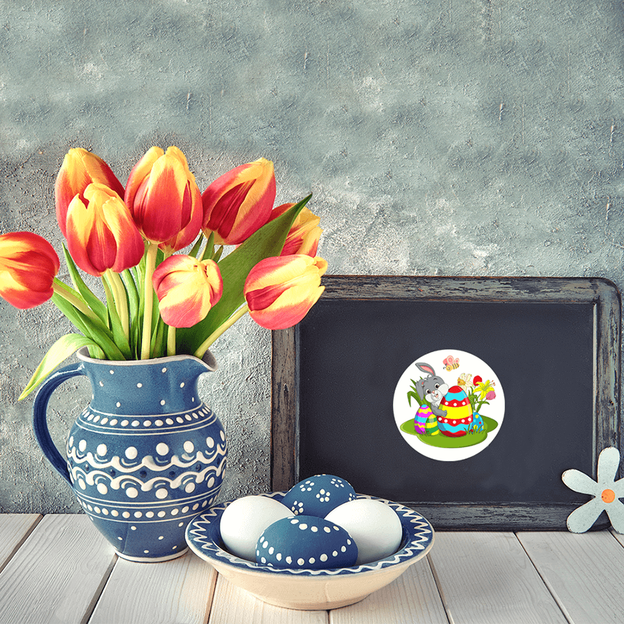 Cute bunny Easter Sticker