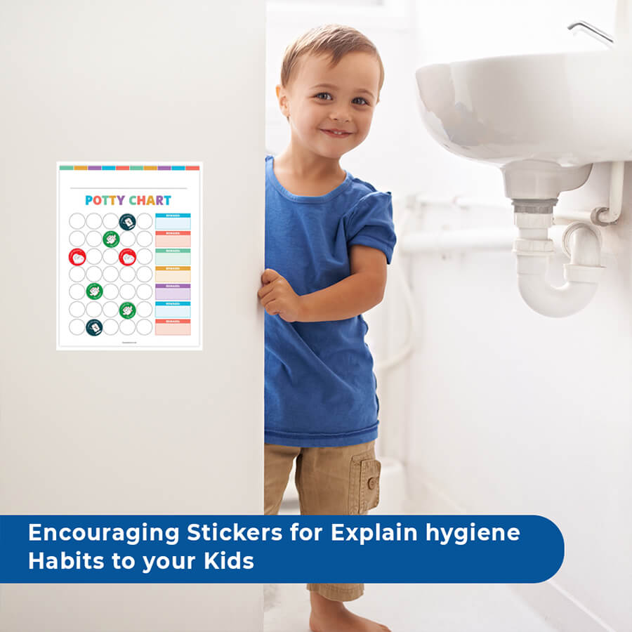 Potty Training Reward Stickers for Kids