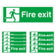 Fire exit running man