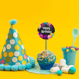 Balloon Happy Birthday Stickers