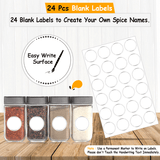 Spice Organizer Labels