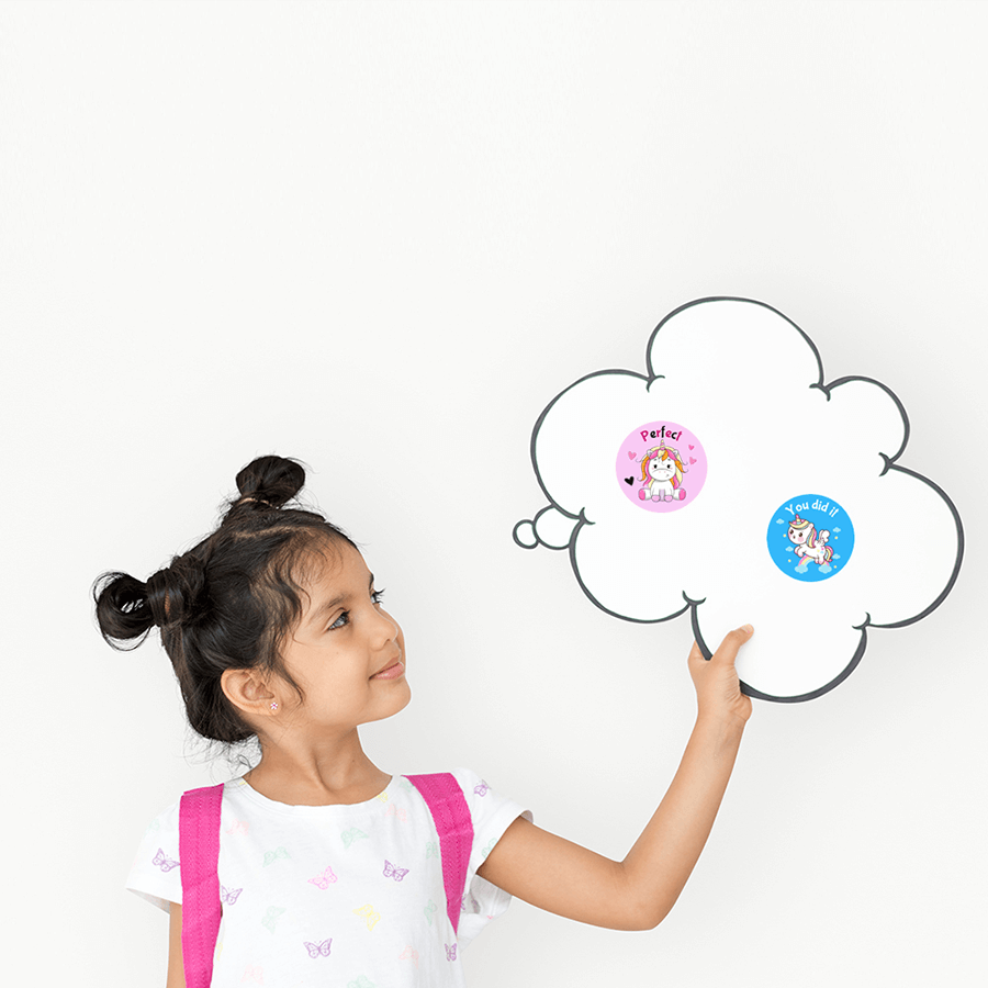 Motivational Unicorn Reward Sticker