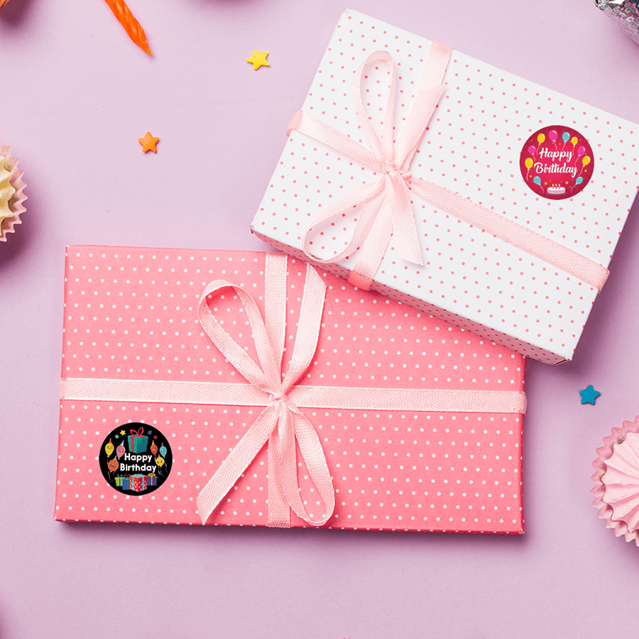 Balloon Happy Birthday Stickers