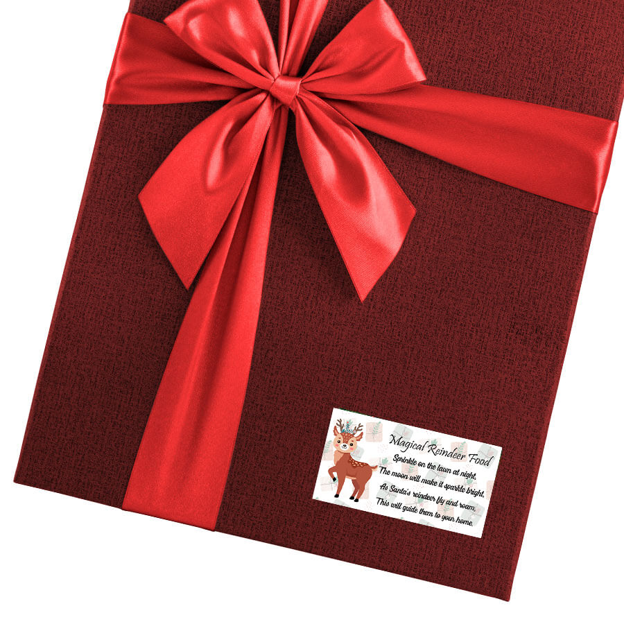 decorative reindeer food tags