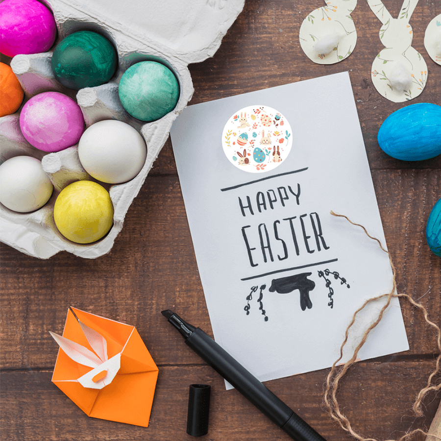 Happy Easter Stickers