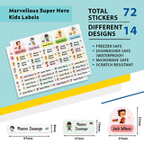 custom name labels for daycares