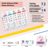 vinyl name stickers for kids