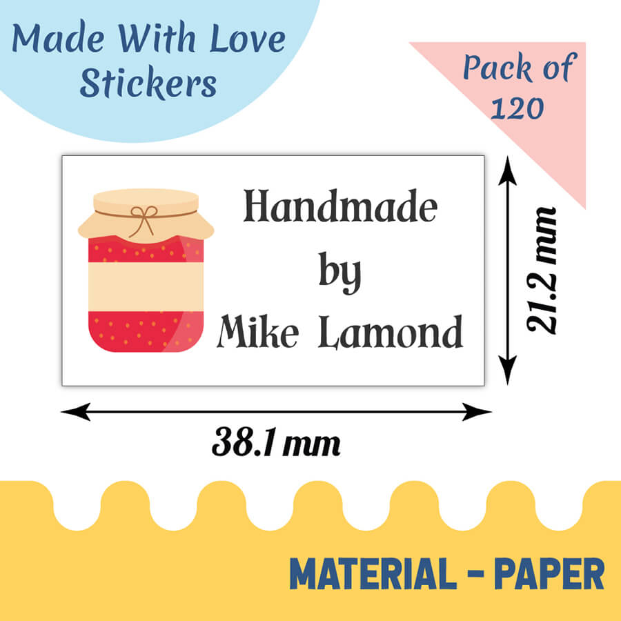 Personalised Business Name Stickers