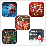 Holiday-themed Christmas stickers