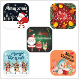 Christmas wrapping stickers