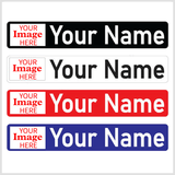 Custom Bike Name Sticker With Image