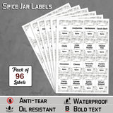 Modern Spice Jar Labels