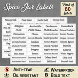 Kitchen Organisation Labels
