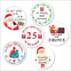 Festive Warning Stickers