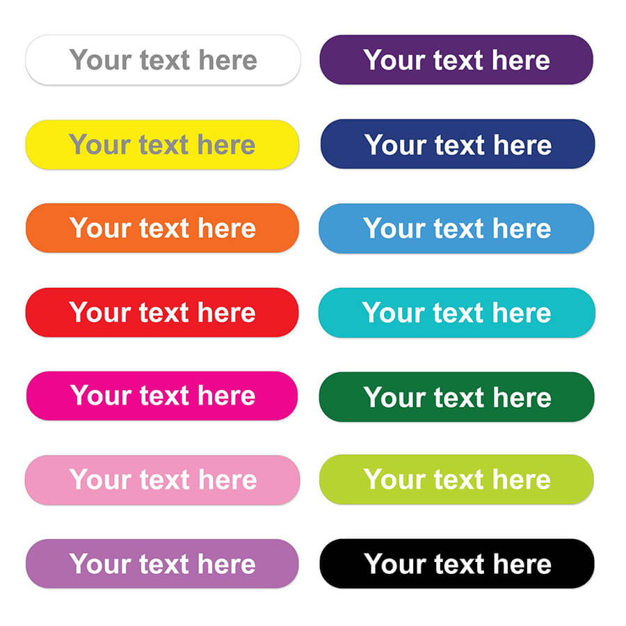 Name Labels - Pencil
