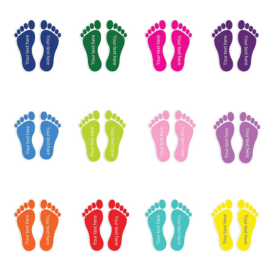 Left & Right Shoe Stickers