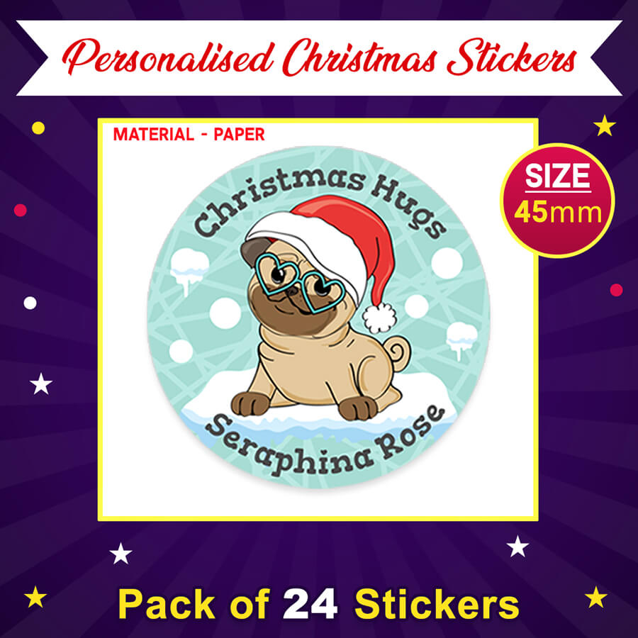 Personalised Christmas Gift Tags Name Lables