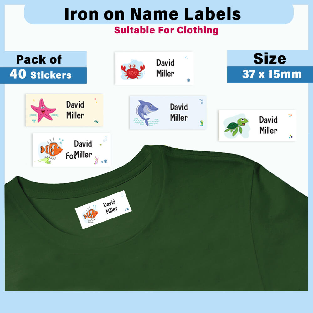 iron on clothes labels