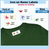 iron on clothes labels