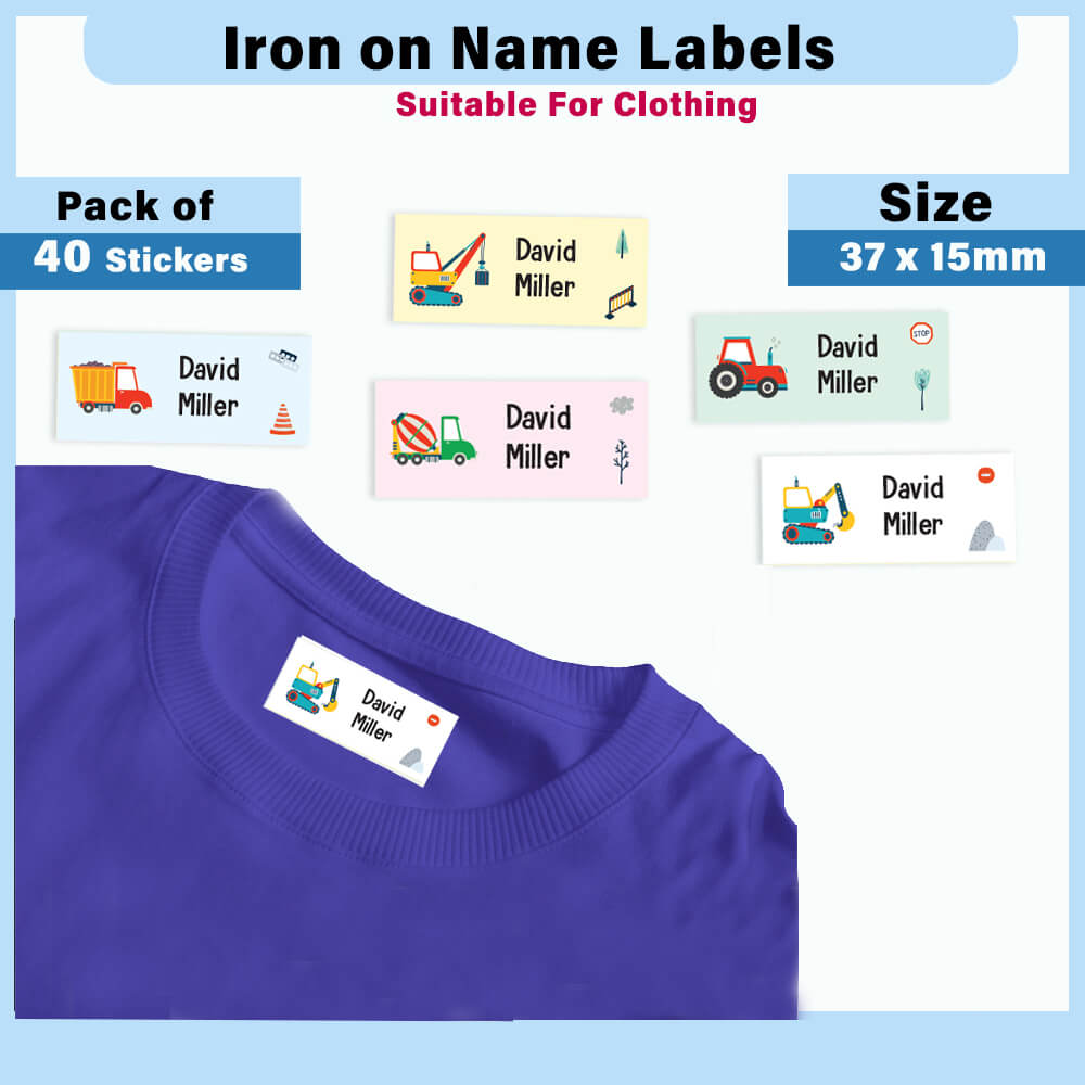 iron on name tags for school uniform