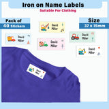 iron on name tags for school uniform