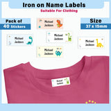 iron on name labels